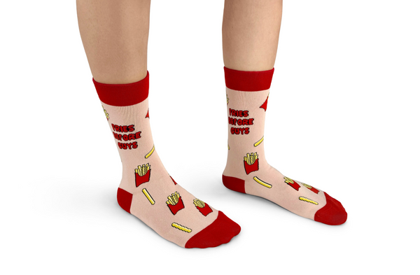 Fries before guys - Ladies bamboo socks