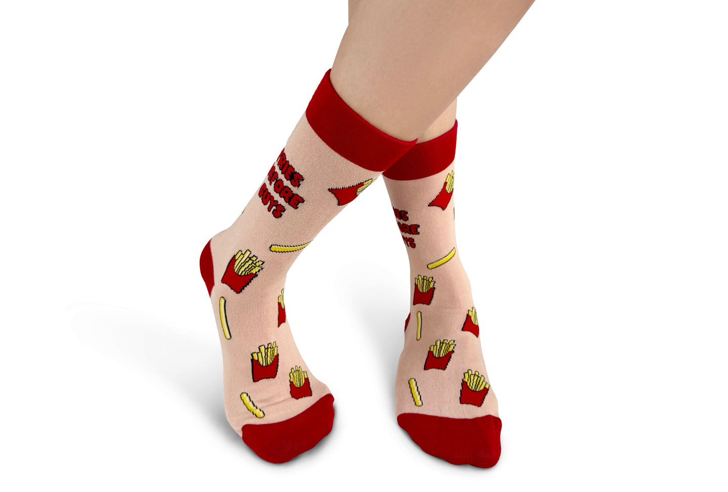 Fries before guys - Ladies bamboo socks