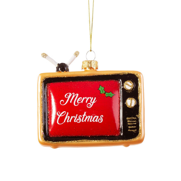 Christmas decoration - retro tv bauble