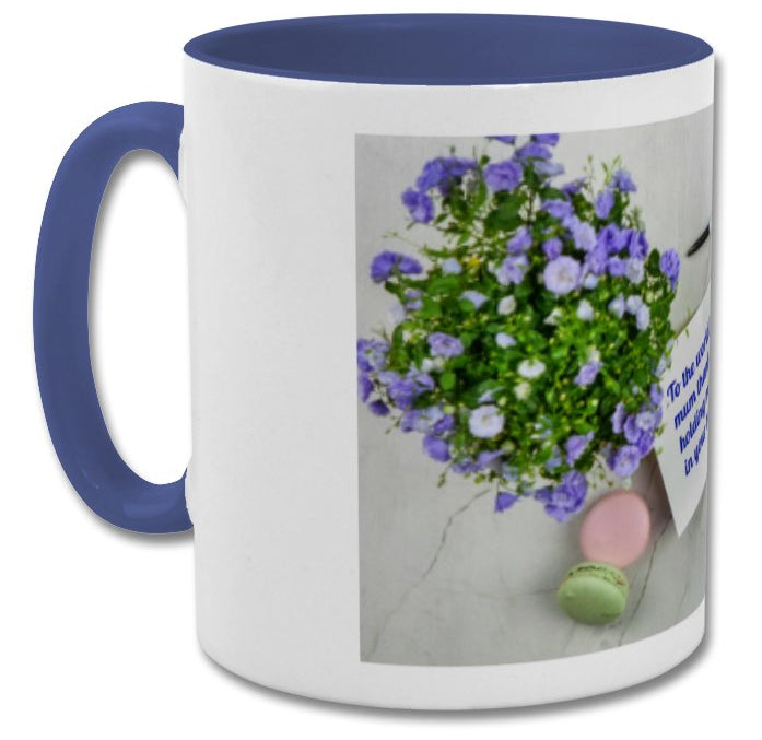 Mother's day| Double Coloured mug - Blue