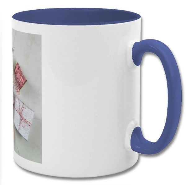 Mother's day| Double Coloured mug - Blue