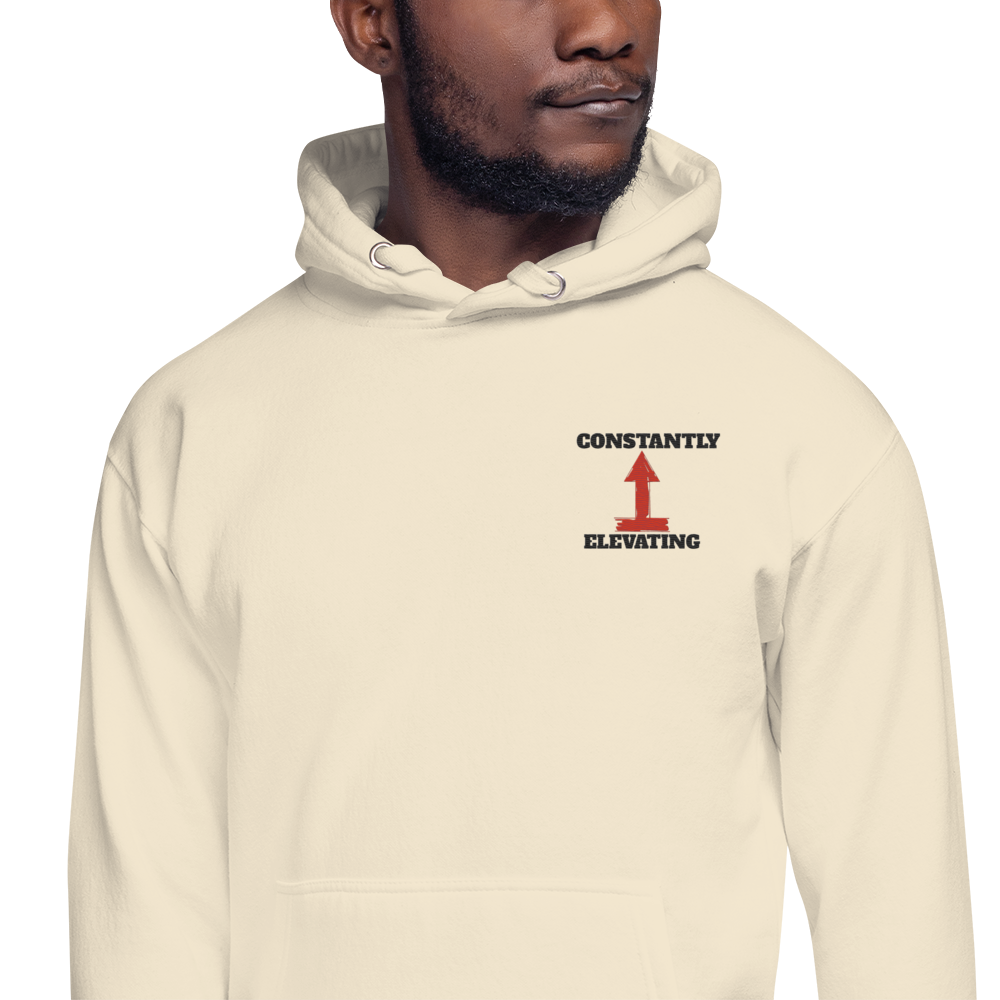 Unisex Embroidery Hoodie| Constantly Elevating