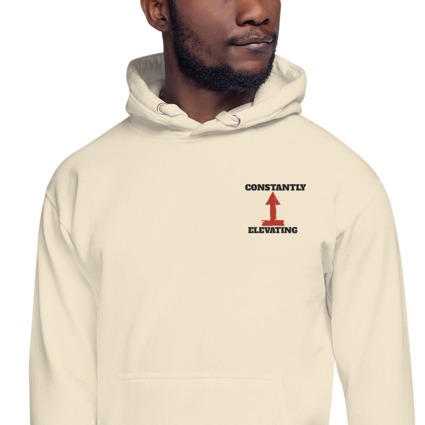 Unisex Embroidery Hoodie| Constantly Elevating
