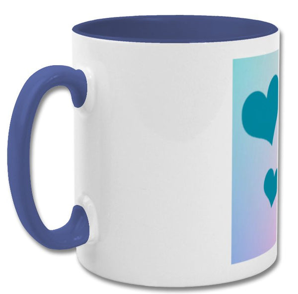 Double coloured father's day mug|The legend, myth, my dad, Happy Father's day