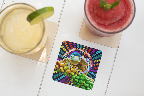 Cute Coaster| You make my heart leap