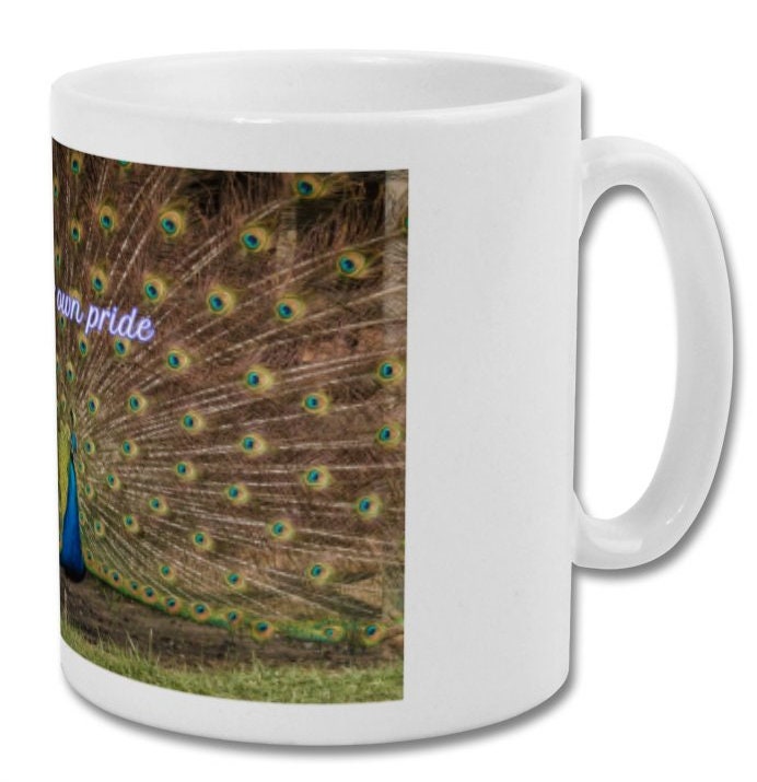 Mug| Be your own pride| Peacock mug