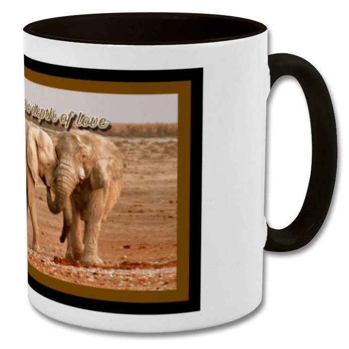 Mug| Closeness is the depth of love| Elephant Mug