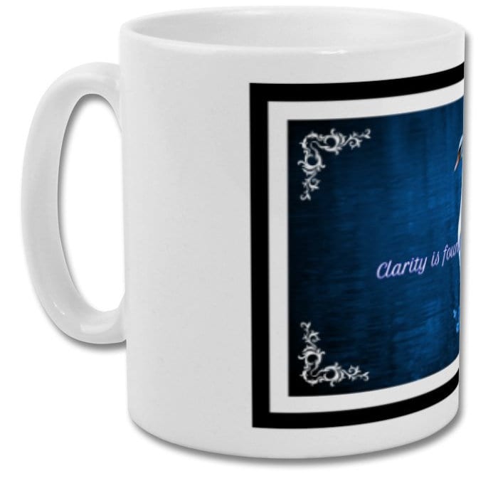 Mug| Clarity is found in calmness| Swan mug