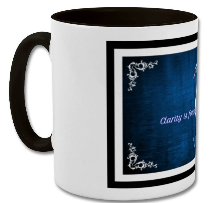 Mug| Clarity is is found is in calmness| swam mug
